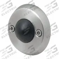 Door Stop: Wall - Mounted, 3 in Lg, 3 in Wd, 3/4 in Overall Ht, Stainless Steel (MPN KG182). Key specifications — Product Type: Door Stop; Brand: KINGSWAY GROUP; Color: Black.