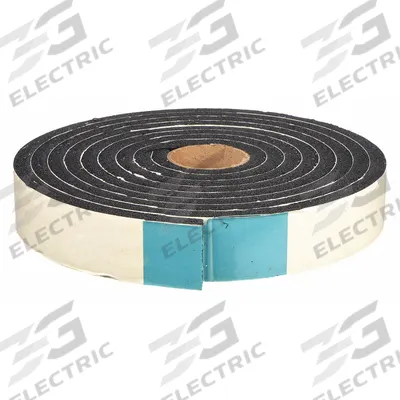 APPROVED VENDOR Weather Seal: Flat, Self-Adhesive Mounting, Std, Sponge, 10 ft Overall Lg - Solid Rectangular Foam Rubber Seals