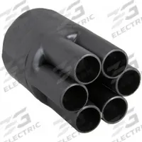 3M Heat Shrink Breakout Boot: 1 Pk, 2.39 in I.D. Before Shrinking, 1.45 in I.D. After Shrinking (MPN HDBB-605-1-250). Key specifications — Brand: 3M; Color: Black; _Pack Size: 1.