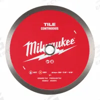 MILWAUKEE Diamond Saw Blade: Granite/Marble/Porcelain/Tile, 7 in Blade Dia., Wet/Dry, Continuous (MPN 49-93-9507). Key specifications — attr1097734: Wet/Dry; attr1097738: Angle Grinder; attr1097751: MILWAUKEE.
