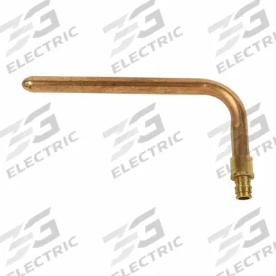 UPONOR Barbed Fitting Adapter: 1/2 in ID x 1/2 in Pipe Size, Barbed, Brass - Expansion Brass Barbed Tube Fittings
