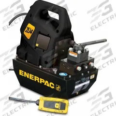 ENERPAC Hydraulic Pump: 10,000 psi Max. Op Pressure, 60 cu in/min Max. Flow Rate, 1 7/10 hp Max. HP (MPN ZU4408JB). Key specifications — attr941810: ZU4408JB; attr941817: 3-Position; attr941814: Retract.