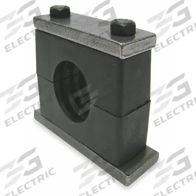 BEHRINGER PIPE SYSTEMS Vibration-Dampening Beta Clamp: Ribbed Bore, 304 Stainless Steel Clamp (MPN SHT7275-PP) - Vibration-Dampening Textured Core Beta Clamps
