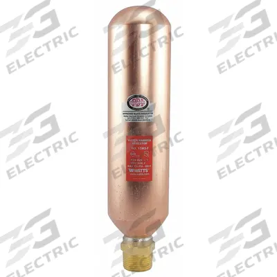 Watts Water Hammer Arrestor: 1 in Pipe Size, NPT, 11 3/16 in Overall Ht - Water Hammer Arrestors