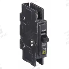 SQUARE D Miniature Circuit Breaker: 20 A, 120/240V AC, Single Phase, 22kA at 120/240V AC, 1 Poles (MPN QOU120VH). Key specifications — Phase: Single; Amps: 20 A; AC Voltage Rating: 120/240V AC; Max. AIR Rating: 22kA at 120/240V AC; For Use With: Air Conditioning and Refrigeration Equipment; Brand: SQUARE D.