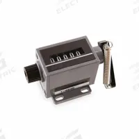 TRUMETER Mechanical Stroke Counter: Top Going (TC), Top Coming (TC), Base Mounting, White, 5 Digits (MPN 1-4645). Key specifications — attr1048545: 1-4645; attr1048549: TRUMETER; attr1048554: White; attr1048558: System Translates into Exceptionally High Operating Speeds; attr1048564: Right Hand Top Going; attr1048565: Base; attr1048567: Mechanical; attr1048576: Black.