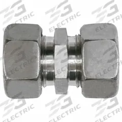 BRENNAN INDUSTRIES Compression Fitting Adapter: 25 mm OD x 25 mm OD size, Compression x Compression (MPN D2403-S25-S25-SS). Key specifications — Series: Volz; Brand: BRENNAN INDUSTRIES.
