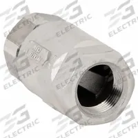 APOLLO Ball Cone Spring Check Valve: Ball, Inline Valve Body, CF8M Stainless Steel, 1 in Pipe Size (MPN 6210501). Key specifications — Ball Material: RPTFE; Brand: APOLLO.