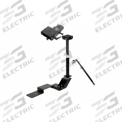 GAMBER-JOHNSON Computer Mount Kit: Pedestal Computer Mount, Computers/Tablets, Passenger Seat, Black (MPN 7170-0135). Key specifications — Product Type: Pedestal Computer Mount; Compatible Devices: Tablets; Color: Black; Mounting Location: Passenger Seat; Includes: Vehicle Base; Features: Limited Lifetime Warranty.