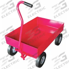 APPROVED VENDOR Wagon Truck: 1,000 lb Cap, 36 in L x 24 in W x 11 1/4 in H Deck, J-Shaped, Red (MPN 26Y483). Key specifications — Brand: APPROVED VENDOR; Color: Red.