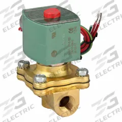 REDHAT Solenoid Valve: 2-Way, Normally Closed, 3/8 in Pipe Size, 24V DC, Watertight, High Flow (MPN 8210G093LF 24/DC). Key specifications — Pipe Size: 3/8 in; Voltage: 24V DC; Brand: REDHAT; Coil Enclosure: Watertight.