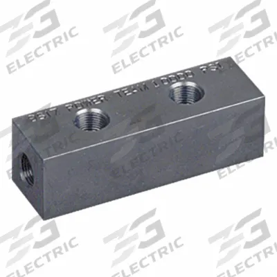POWER TEAM Hydraulic Valve Manifolds & Subplates: 10,000 psi Max Pressure, Steel