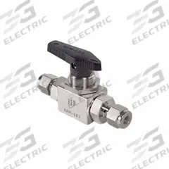 HAM-LET High Performance Ball Valve: 3/8 in, 316 Stainless Steel, Straight, Let-Lok x Let-Lok (MPN H6800SSL3/8IPSS). Key specifications — Brand: HAM-LET; Handle: Locking Lever.