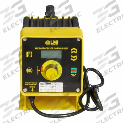 LMI PUMPS Chemical Metering Pump: Solenoid, 115V AC, PVDF Head, PTFE Diaphragm, 1000:1 - Compact Solenoid-Driven Diaphragm Metering Pumps