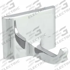 APPROVED VENDOR Bathroom Hook: 1 1/2 in x 2 1/8 in x 2 in, Zinc, Chrome-Plated, 5 lb Wt Capacity (MPN 4WMK7). Key specifications — Finish: Chrome-Plated; Brand: APPROVED VENDOR; Material: Zinc.