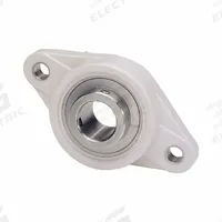 IPTCI BEARINGS 2 Bolt Flange Bearing: Radial Ball, 35 mm Bore, PBT Plastic, Set Screws, 164 mm Lg (MPN SUCTFL207-35MM IP69K). Key specifications — Bore Type: Cylindrical; Brand: IPTCI BEARINGS; Housing Material: PBT Plastic; Lubricant Material: H-1 Grease; Mounting Bolt Size: 1/2 in; Split Housing: Not Split; System of Measurement: Metric.