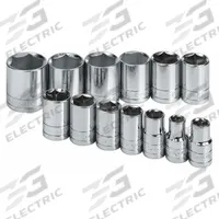SK PROFESSIONAL TOOLS Socket Set: 1/2 in Drive, 13 Piece, 6-Point, SAE, 7/16 in to 1 1/4 in (MPN 4113-6). Key specifications — attr1224269: 1/2 in; attr1204685: Not Tether Capable; attr1204650: 7/16 in to 1-1/4 in; attr1204673: Socket Bits Not Included; attr1204688: SK PROFESSIONAL TOOLS; attr1224230: Friction; attr1206170: Standard Sockets.