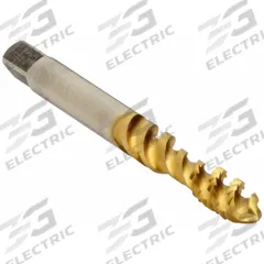 WIDIA GTD Spiral Flute Tap: 1/4"-28 UNF, H3 / 3B, 3 Flute, Plug Chamfer, TiN Coated High Speed Steel (MPN 19634)