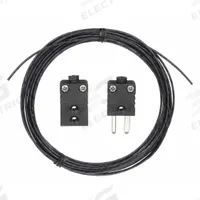 FLUKE Extension Lead: Extension Wire Kit, 500°F Max Temp °F, 260°C Max Temp °C, Male, Mini Connector (MPN 80PJ-EXT). Key specifications
