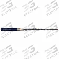 CHAINFLEX Control Cable: 20 AWG, 18 Conductors, Order by the Foot, TPR Jacket, 300 V (MPN CF10-05-18). Key specifications — Conductor Material: Copper; Conductor Configuration: Single; Minimum Bend Radius Factor - Fixed: 3 x OD; Minimum Bend Radius Factor - Flexible: 4 x OD; Includes Ground: No; Minimum Bend Radius Factor - E-Chain: 5 x OD; Resistance Properties: Bending Resistance; Standards: FT-1.