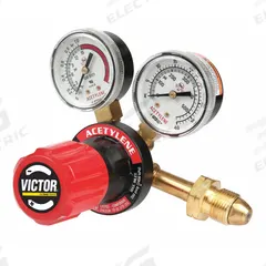 VICTOR Oxygen Single Stage Regulator: Single Stage, CGA 510 Inlet, 9/16"-18 LH Outlet, 15 psig (MPN 0781-9405). Key specifications — Brand: VICTOR; Manufacturer Part Number: 0781-9405; Diaphragm Material: Neoprene; Outlet Connection: 9/16"-18 LH; Inlet Connection: CGA 510.