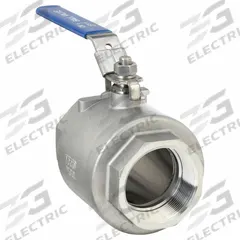 USA INDUSTRIALS Manual Two-Way Ball Valve: 3 in, 304 Stainless Steel, Straight Valve Body, Two-Piece (MPN ZUSA-VLV-147). Key specifications — Brand: USA INDUSTRIALS; Handle: Locking Lever.