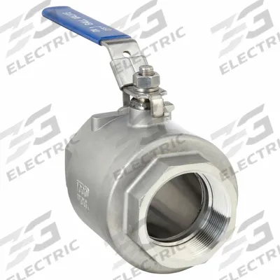 USA INDUSTRIALS Manual Two-Way Ball Valve: 3 in, 304 Stainless Steel, Straight Valve Body - Stainless Steel Ball Valves