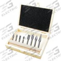 WESTWARD Carbide Bur Set: 1/4" Shank, Double Cut, 1/4" to 3/8" Head Dia, 8 pc (MPN 20UH85). Key specifications — Trade Number: SA-3; Brand: WESTWARD.