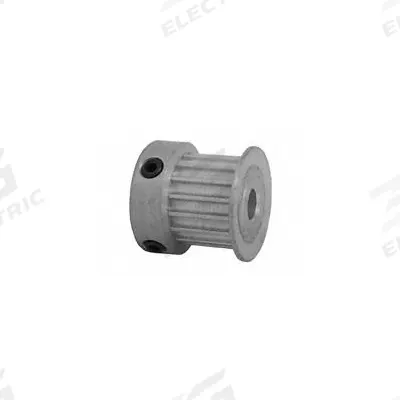 Dayton Timing Pulley: Curvilinear, Fixed, For 9 mm Belt Wd, 16 Teeth, 3 mm Pitch - HTD Section Fixed-Bore Timing Pulleys with Hub