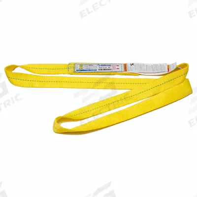 STREN-FLEX Web Sling: Type 5, Polyester, 1 Plies, 8 ft Sling Lg - High-Visibility Polyester Endless Web Slings