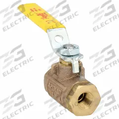 APOLLO Manual Two-Way Ball Valve: 1/4 in, Bronze, Straight, FNPT x FNPT, 600 psi Max. Pressure (CWP) (MPN 7014164). Key specifications — Brand: APOLLO; Handle: Lever.