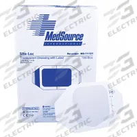 MEDSOURCE IV Dressing: 2 3/8 in Overall Lg, Polyurethane, White (MPN MS-11121). Key specifications — Color: White; Features: Waterproof; Brand: MEDSOURCE; Material: Polyurethane; Product Type: Transparent Dressing.