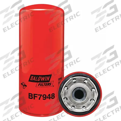 BALDWIN FILTERS Fuel Filter: Spin-On, 4 11/16 in Outside Dia, 1 5/8"-12 Thread Size - Spin-On Fuel Filters