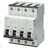 SIEMENS IEC Supplementary Protector: 10 A Amps, 72V DC, 10kA at 400V AC, Screw Clamp, A, 400V AC (MPN 5SY44105). Key specifications — attr216783: 5SY4; attr195822: 72V DC; attr195823: 10kA at 400V AC; attr195824: Screw Clamp; attr211130: SIEMENS.