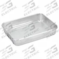 VOLLRATH Roasting Pan with Drop Handles: Roasting Pan with Drop Handles Pan, Aluminum, Uncoated (MPN 68361). Key specifications — Bead Closure: Closed Bead; Coating: Uncoated; Pan Style: Roasting Pan with Drop Handles; Perforation: Solid; Brand: VOLLRATH; Color: Silver; Material: Aluminum; NSF Certified: Yes.