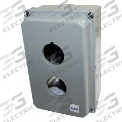 EATON Push Button Enclosure: 30mm, 1 Holes, Cast Zinc - Enclosures for 30mm Operators