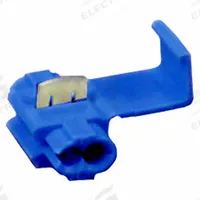 3M Insulation Displacement Connector: 2 Ports, Blue, 18 AWG – 14 AWG Run Size Range, 600 V (MPN IDC801). Key specifications — attr1308123: 3M; attr1351571: No.