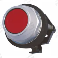 EATON Flush Push Button: Red, 30 mm Mounting Size, Non-Metallic, Momentary (MPN HT8AAR). Key specifications — Brand: EATON; Action: Momentary; Series: HT800; Push Button Material Type: Non-Metallic.