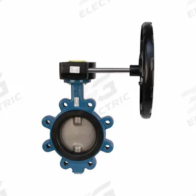 GHIBSON Butterfly Valve: 14 in Pipe Size, Concentric, 250 psi Max. Pressure (CWP) - Ductile Iron General-Service Butterfly Valves