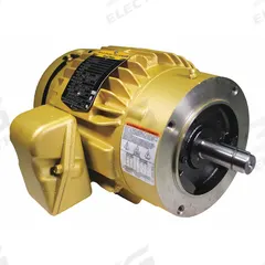 BALDOR General Purpose Motor: C-Face Mount, Totally Enclosed Fan Cooled, 2 hp, 208-230/460V AC (MPN VEM3587T). Key specifications — Brand: BALDOR; Nameplate Voltage @ 60 Hz: 208-230/460V AC; Full Load Current @ 60 Hz: 5.8/2.9 A; Nameplate RPM @ 60 Hz: 1,750 RPM; Motor Enclosure: TEFC.