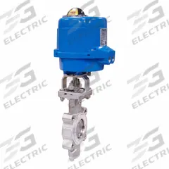 BONOMI Electrically Actuated Butterfly Valve: Stainless Steel, 24V AC/DC, 10 in Pipe Size, Lug, FKM (MPN ME9101-002-10). Key specifications — Brand: BONOMI; Input Control Signal: Manual; Disc Material: Stainless Steel.