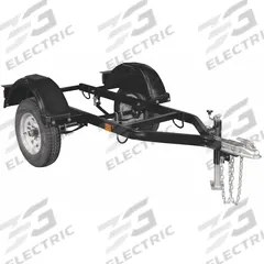MILLER ELECTRIC Two Wheel Trailer: For Use With Big Blue/Bobcat/Trailblazer, Highway (MPN 301438). Key specifications — Manufacturer Part Number: 301438; Brand: MILLER ELECTRIC; Compatible Welder Series: Trailblazer; Compatible Road Type: Highway.