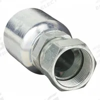 PARKER Hydraulic Crimp Fitting: Steel x Steel, Straight, -16 For Hose Dash Size, Female x Genderless (MPN 10643-20-16). Key specifications — Fitting Gender: Female x Genderless; Fitting Connection Type: JIC x Crimp; Thread Size: 1-5/8"-12; For Hose Dash Size: -16; Brand: PARKER.