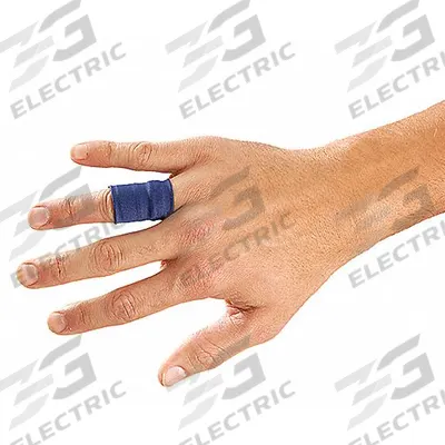 OCCUNOMIX Ring Scratch Guard: Nylon/Spandex, Blue, 3 mil Thick, 1 1/2 in Lg, OccuNomix 560 - General Purpose Ring Protectors