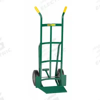 APPROVED VENDOR General Purpose Hand Truck: 800 lb, Dual-Handle Handle, Green, Steel, Flat-Free (MPN TF-362-10). Key specifications — Brand: APPROVED VENDOR; Color: Green.