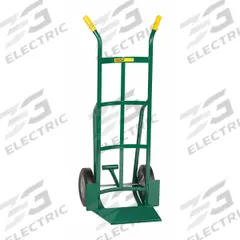APPROVED VENDOR General Purpose Hand Truck: 800 lb, Dual-Handle Handle, Green, Steel, Flat-Free (MPN TF-362-10). Key specifications — Brand: APPROVED VENDOR; Color: Green.