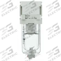 SMC Filter: Coalescing, 1/4 in NPT, 5 micron, 145 psi Max Op Pressure, Plastic Bowl, Manual Drain (MPN AF30-N02B-Z-D). Key specifications — attr110055: AF-D; attr110008: SMC.