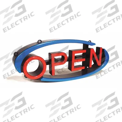 MYSTIGLO LED Open Sign (MPN VH-01-RL) - Safety