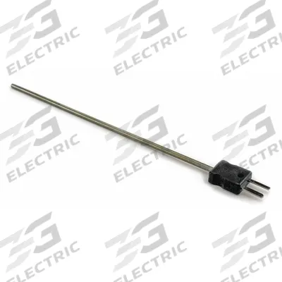Dayton Thermocouple Probe: -346°F to 2,193°F /-210°C to 1,200°C, Type J, Rounded Tip - Thermocouples for Gas Applications