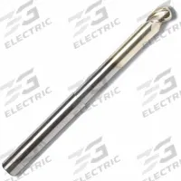 APPROVED VENDOR Ball End Mill: Carbide, ZrN Coated, 2 Flute, 1/4" Mill Dia, 3/8" LOC, 2-1/2" OAL (MPN 314227)